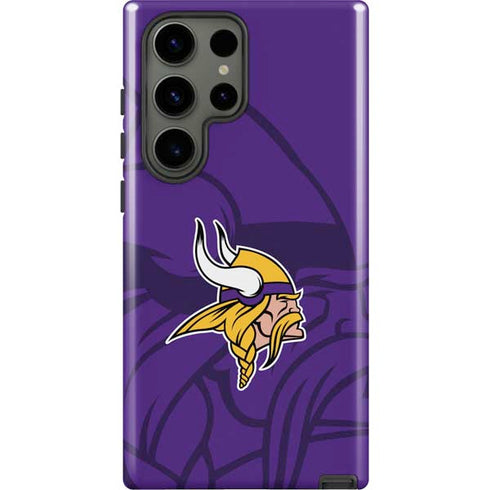 NFL Minnesota Vikings Double Vision Galaxy S23 Ultra Pro Case
