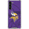 NFL Minnesota Vikings Double Vision Galaxy S24 FE Clear Case