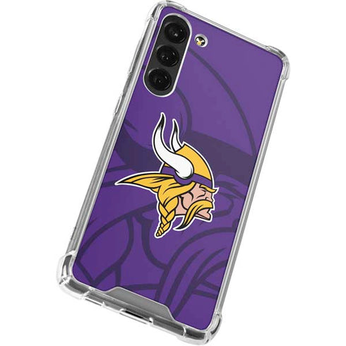 NFL Minnesota Vikings Double Vision Galaxy S24 FE Clear Case