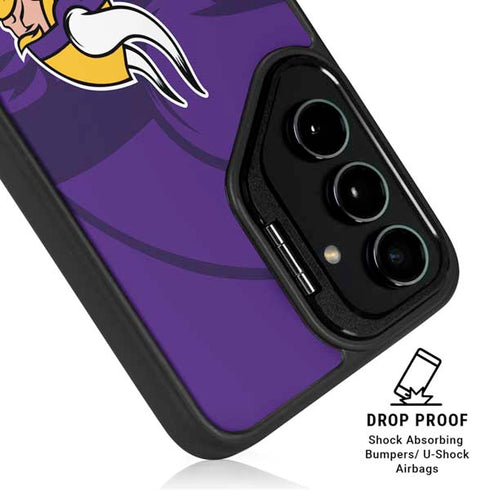 NFL Minnesota Vikings Double Vision Galaxy S25 Plus Kickstand Case