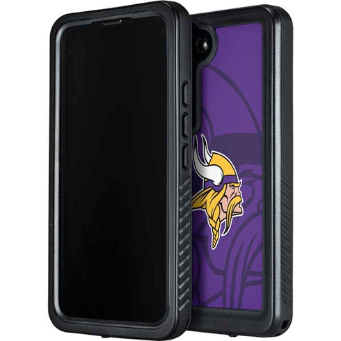 NFL Minnesota Vikings Double Vision Galaxy S24 Plus Waterproof Case