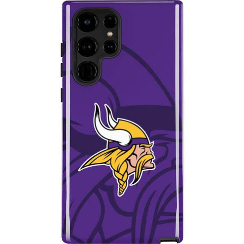 NFL Minnesota Vikings Double Vision Galaxy Cases