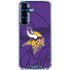 NFL Minnesota Vikings Double Vision Galaxy S25 FE Clear Case