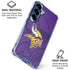 NFL Minnesota Vikings Double Vision Galaxy S25 FE Clear Case