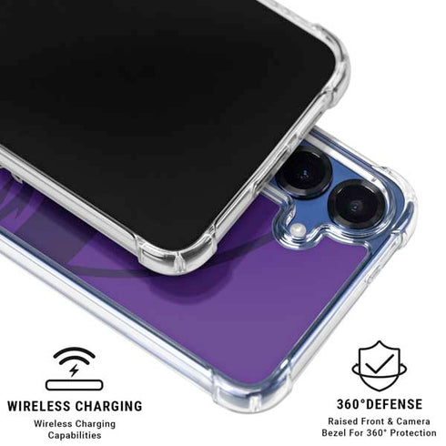 NFL Minnesota Vikings Double Vision Galaxy S25 Plus Clear Case