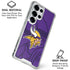 NFL Minnesota Vikings Double Vision Galaxy S25 Ultra Clear Case
