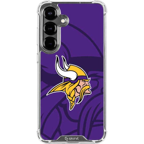 NFL Minnesota Vikings Double Vision Galaxy S26 Clear Case