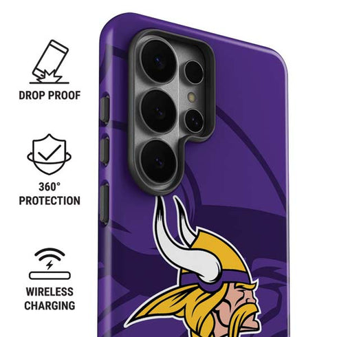NFL Minnesota Vikings Double Vision Galaxy S26 Ultra Impact Case