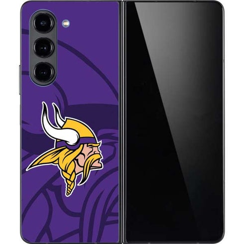 NFL Minnesota Vikings Double Vision Galaxy Z Fold5 5G Skin