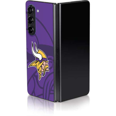 NFL Minnesota Vikings Double Vision Galaxy Z Fold5 5G Skin