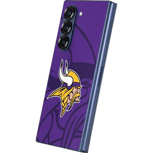 NFL Minnesota Vikings Double Vision Galaxy Z Fold6 Skin