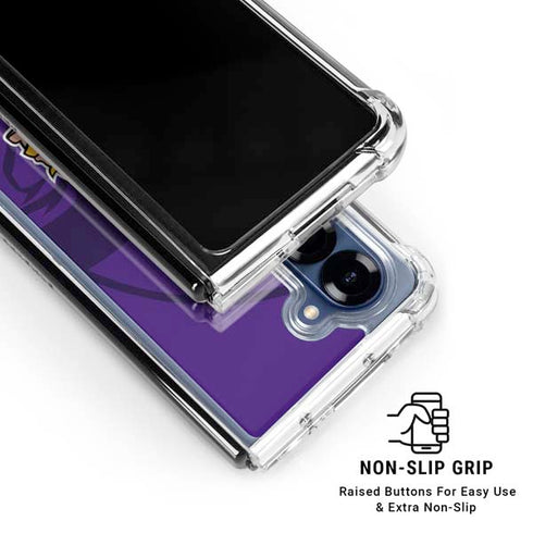 NFL Minnesota Vikings Double Vision Galaxy Z Fold7 Clear Case