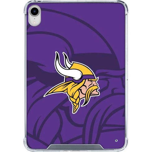NFL Minnesota Vikings Double Vision iPad 11th Gen (2025) Clear Case