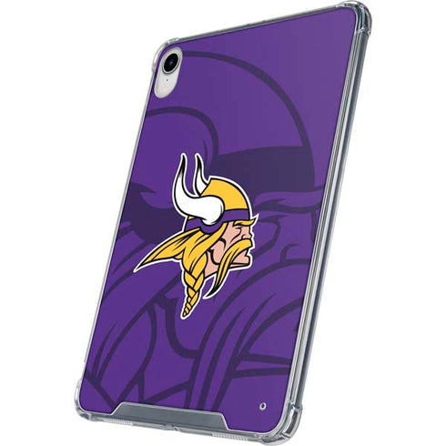 NFL Minnesota Vikings Double Vision iPad 11th Gen (2025) Clear Case