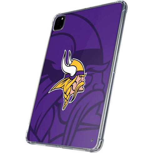 NFL Minnesota Vikings Double Vision iPad Pro 11in (2024) Clear Case