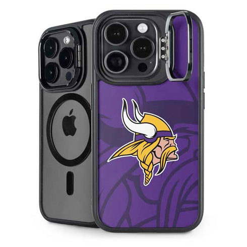 NFL Minnesota Vikings Double Vision iPhone 13 Pro Max Kickstand Case