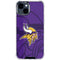 NFL Minnesota Vikings Double Vision iPhone 15 Clear Case