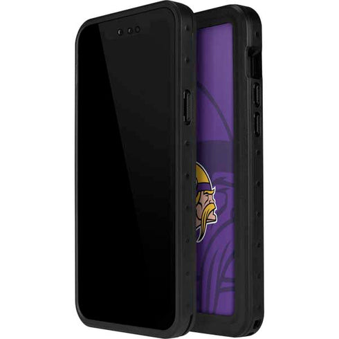 NFL Minnesota Vikings Double Vision iPhone 15 Plus Waterproof Case