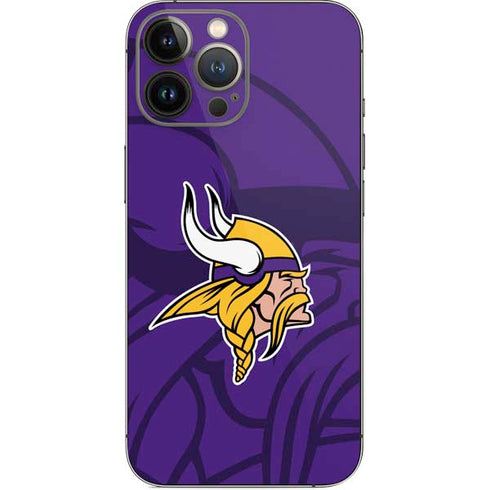 NFL Minnesota Vikings Double Vision iPhone 15 Pro Max Skin