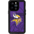 NFL Minnesota Vikings Double Vision iPhone 15 Pro Waterproof Case