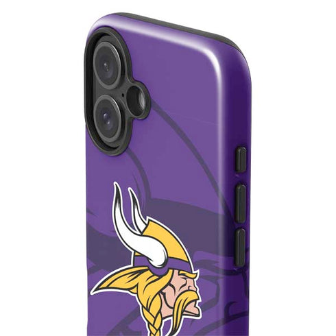 NFL Minnesota Vikings Double Vision iPhone 16 Plus Impact Case
