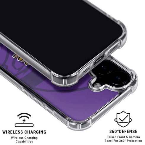 NFL Minnesota Vikings Double Vision iPhone 16 Plus MagSafe Case