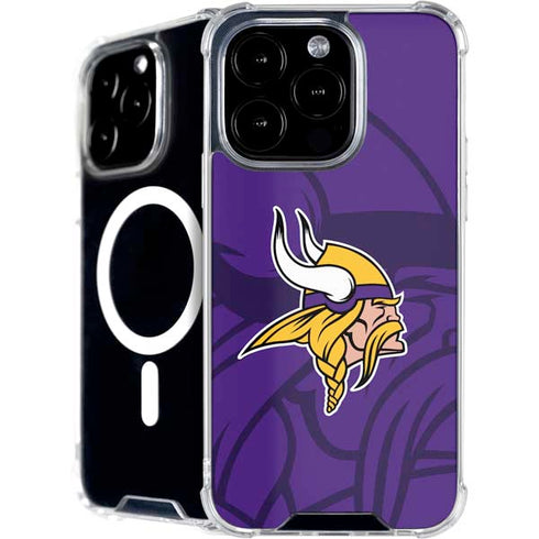 NFL Minnesota Vikings Double Vision iPhone 16 Pro MagSafe Case