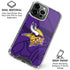 NFL Minnesota Vikings Double Vision iPhone 16 Pro Max Clear Case