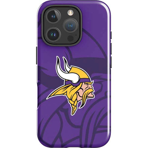 NFL Minnesota Vikings Double Vision iPhone 16 Pro Max Impact Case