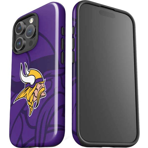 NFL Minnesota Vikings Double Vision iPhone 16 Pro Max Impact Case