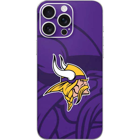 NFL Minnesota Vikings Double Vision iPhone 16 Pro Max Skin