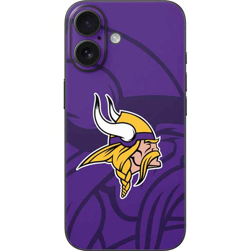 NFL Minnesota Vikings Double Vision iPhone 16 Skin