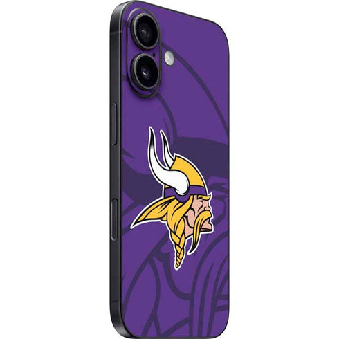 NFL Minnesota Vikings Double Vision iPhone 16 Skin