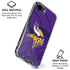 NFL Minnesota Vikings Double Vision iPhone 16e Clear Case