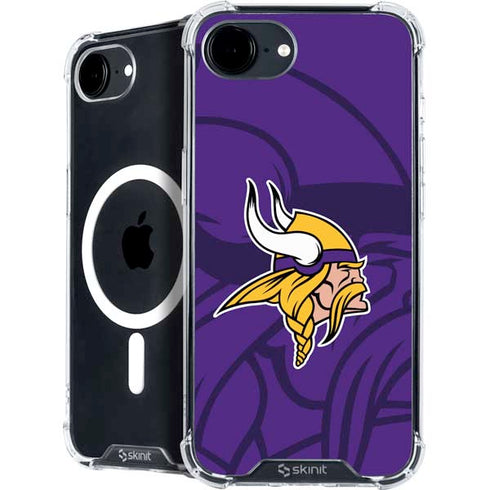 NFL Minnesota Vikings Double Vision iPhone 16e MagSafe Case