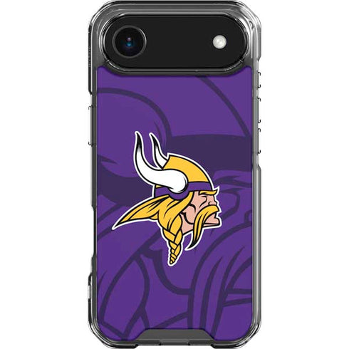 NFL Minnesota Vikings Double Vision iPhone 17 Air Clear Case