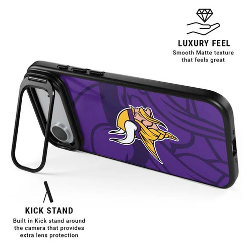NFL Minnesota Vikings Double Vision iPhone 17 Air Kickstand Case