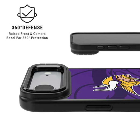 NFL Minnesota Vikings Double Vision iPhone 17 Air Kickstand Case