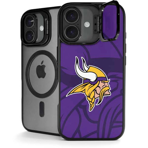 NFL Minnesota Vikings Double Vision iPhone 17 Kickstand Case