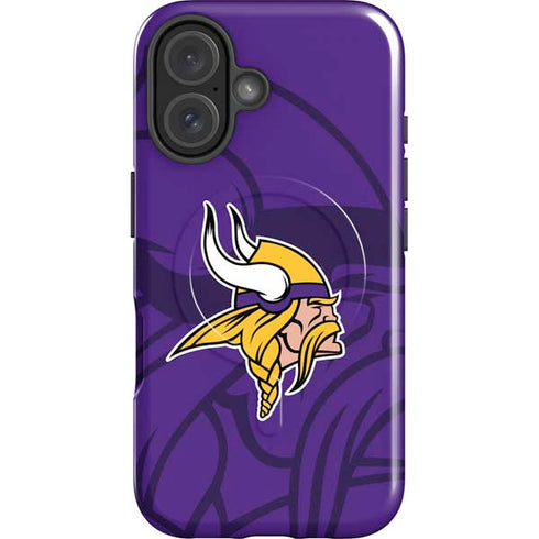 NFL Minnesota Vikings Double Vision iPhone 17 Magsafe Impact Case