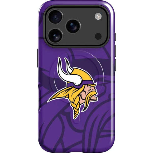 NFL Minnesota Vikings Double Vision iPhone 17 Pro Magsafe Impact Case