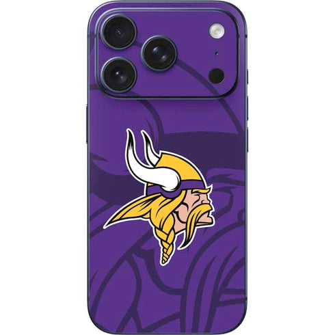 NFL Minnesota Vikings Double Vision iPhone 17 Pro Max Skin