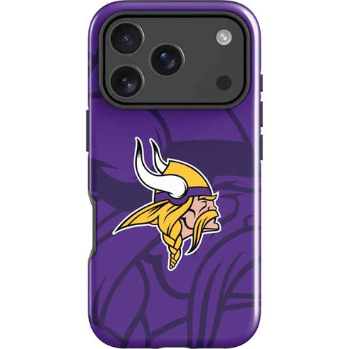 NFL Minnesota Vikings Double Vision iPhone 18 Pro Impact Case