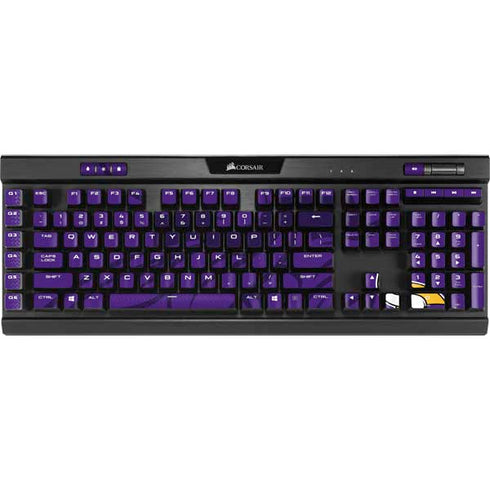 NFL Minnesota Vikings Double Vision K95 RGB PLATINUM Mechanical Gaming Keyboard Skin