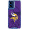 NFL Minnesota Vikings Double Vision Moto G 5G (2024) Clear Case