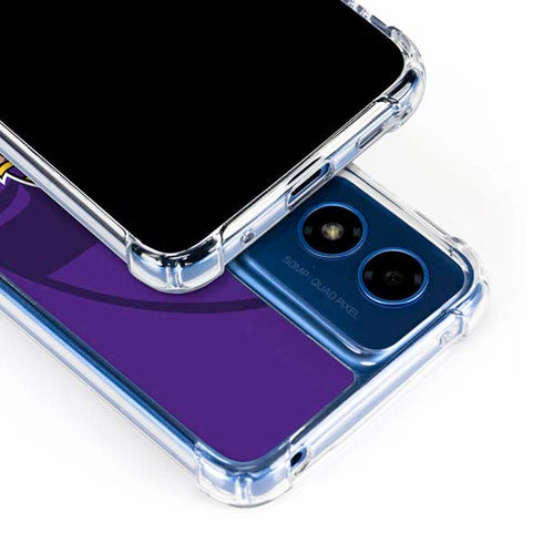 NFL Minnesota Vikings Double Vision Moto G 5G (2024) Clear Case
