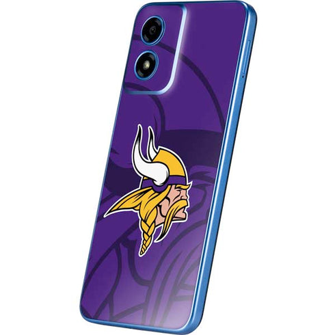 NFL Minnesota Vikings Double Vision Moto G Play 4G (2024) Skin