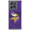 NFL Minnesota Vikings Double Vision Moto G Play 5G (2025) Clear Case