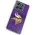 NFL Minnesota Vikings Double Vision Moto G Power 5G (2025) Clear Case