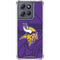 NFL Minnesota Vikings Double Vision Moto G Stylus 5G (2025) Clear Case